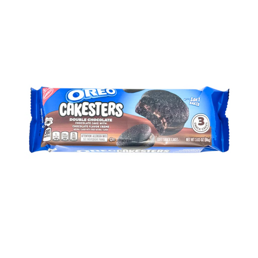 Oreo Cakester Double Chocolate 3.03 Oz - 8 Pack