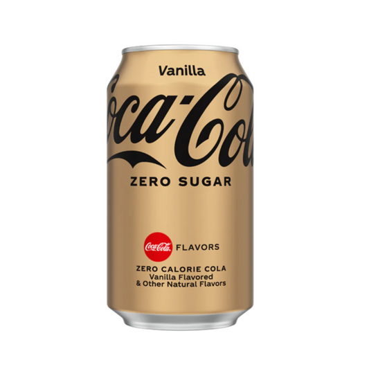Coca Cola Vanilla Zero Can 12oz - 12 pack