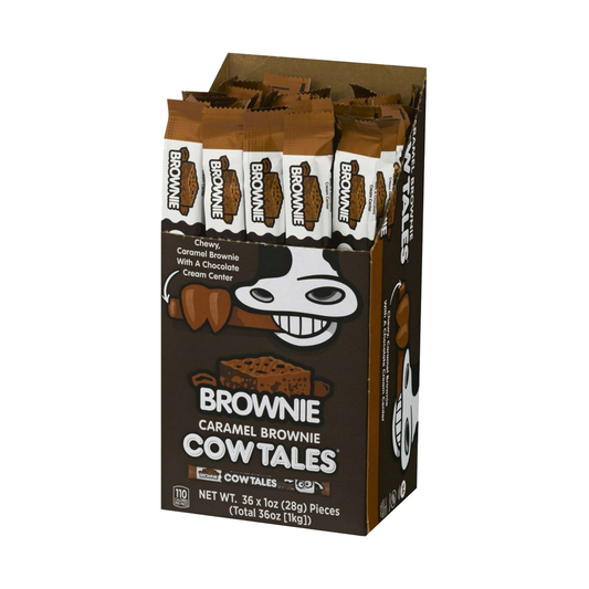 Cow Tales Sticks Caramel Brownie - 36 Pack