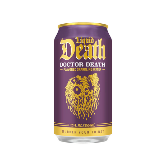 Liquid Death Doctor Death 12 Oz - 24 Pack