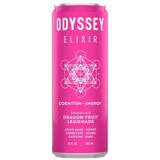 Odyssey Elixir Dragon Fruit Lemonade 12 Oz - 12 Pack