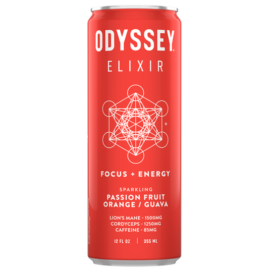 Odyssey Elixir Passion Fruit Orange/ Guava 12 Oz - 12 Pack