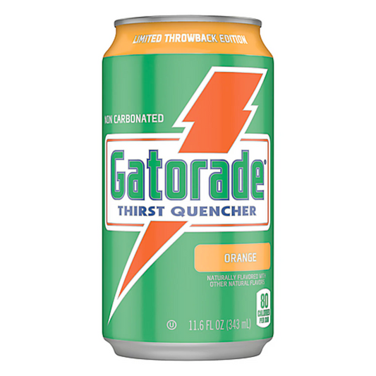 Gatorade Thrist Quencher Orange Cans 12 Oz - 24 Pack