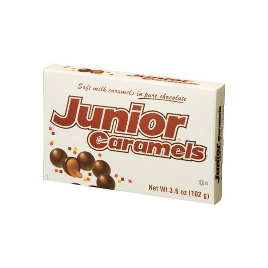 Junior Caramels Theatre Box 3.6 Oz/ 12 Pack