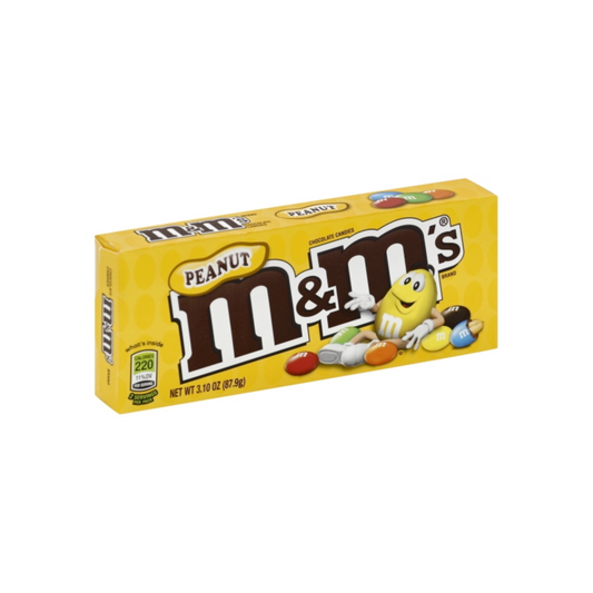 M&M's Peanut Theatre Box 3.1 Oz/ 12 Pack