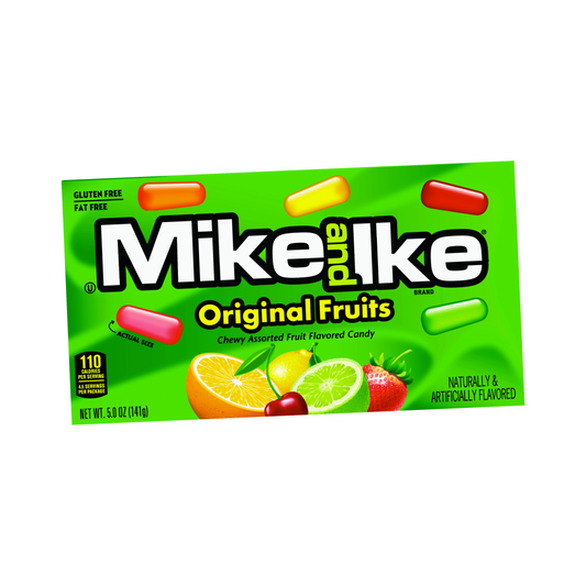 Mike & Ike Original Fruits Theatre Box 4.25 Oz/ 12 Pack