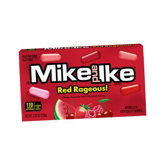 Mike & Ike Red Rageous Theatre Box 4.25 Oz/ 12 Pack
