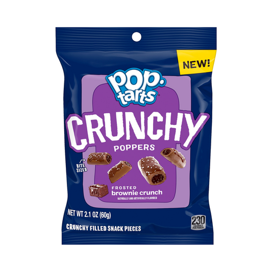 Pop Tarts Crunchy Poppers Brownie Crunch 2.1 Oz - 6 Pack