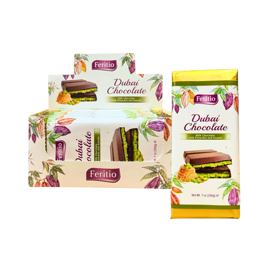 Feritio Dubai Chocolate King Size 7 Oz - 6 pack