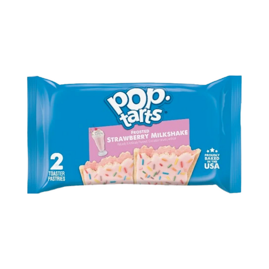 Pop Tarts 2's Frosted Strawberry Milkshake 3.3 Oz - 6 Pack