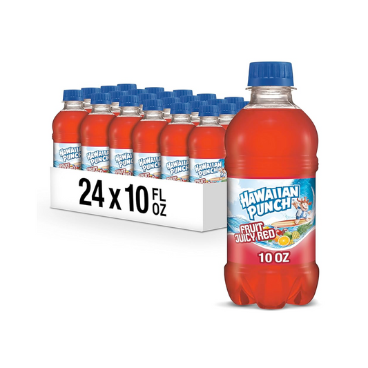 Hawaiian Punch Juicy Red 10 Oz - 24 Pack