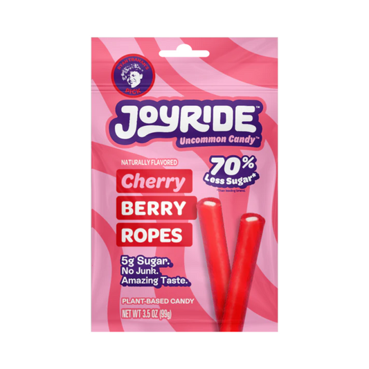 Joyride Cherry Berry Ropes 3.5 Oz - 10 Pack