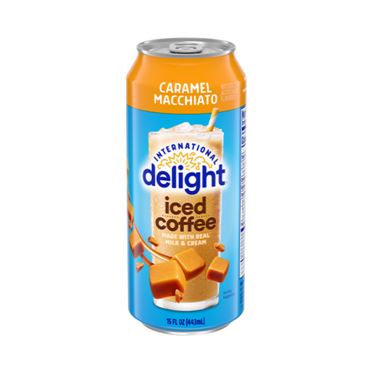 International Delight Caramel Iced Coffee Can 15 Oz - 12 Pack