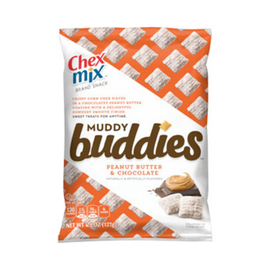Chex Mix Muddy Buddies Peanut Butter & Choco 4.5 Oz - 7 Pack