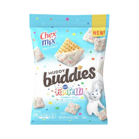Chex Mix Muddy Buddies Funfetti 4.5 Oz - 7 Pack