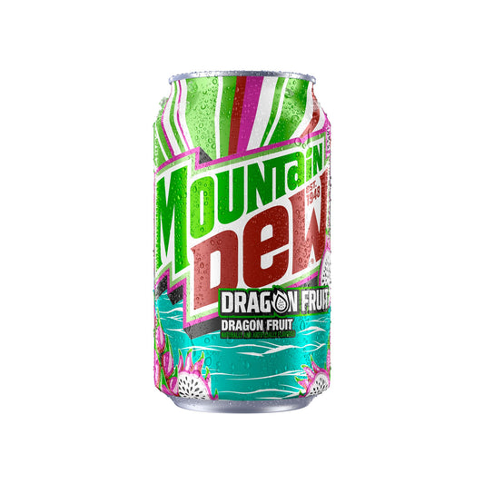 Mtn Dew Dragon Fruit Can 12 Oz - 12 Pack