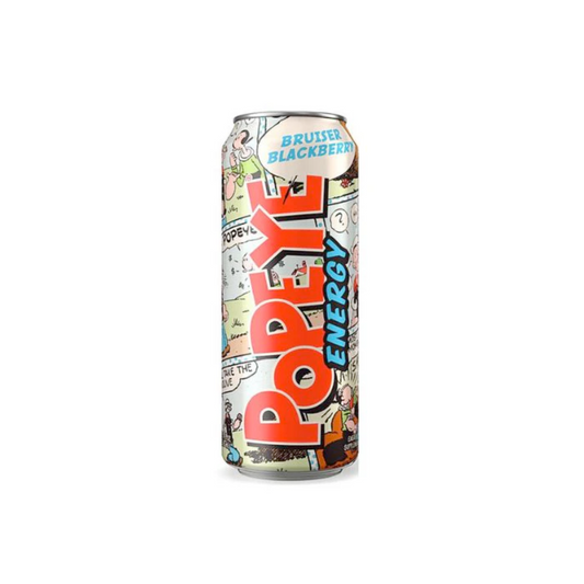 Popeye Energy Bruiser Blackberry 16 Oz - 12 pack