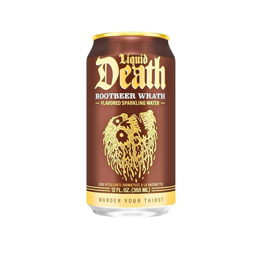 Liquid Death Root beer Wrath 12 Oz - 24 Pack