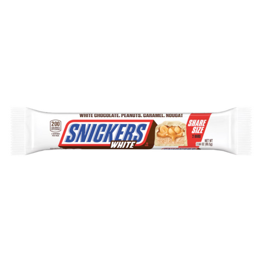 Snickers White King Size 2.84 Oz - 24 Pack