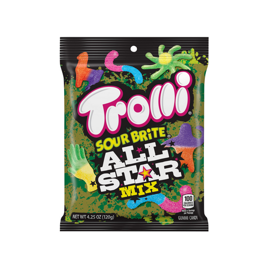 Trolii Sour Brite All Star Mix Gummy Bag - 12 Pack