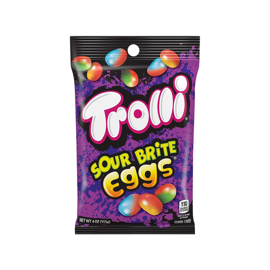Trolii Sour Brite Eggs Gummy Bag - 12 Pack