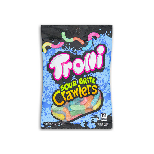 Trolii Sour Brite Crawler Gummy Bag - 12 Pack