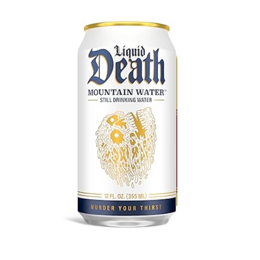 Liquid Death Mountain Water 12 Oz - 24 Pack